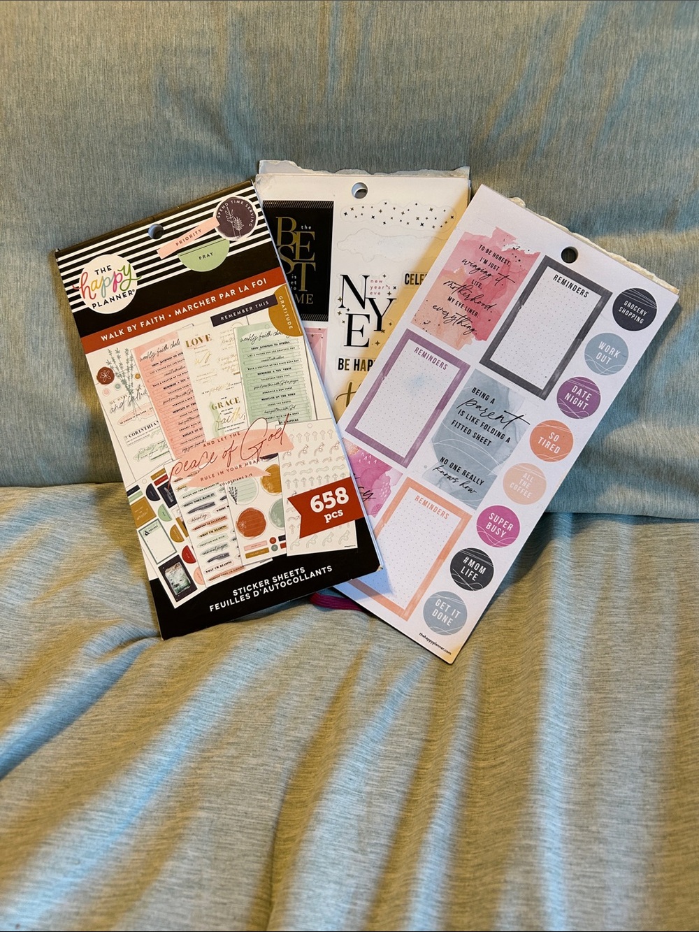 The Happy Planner Pink & Multicolor Sticker Sheets Variety Pack